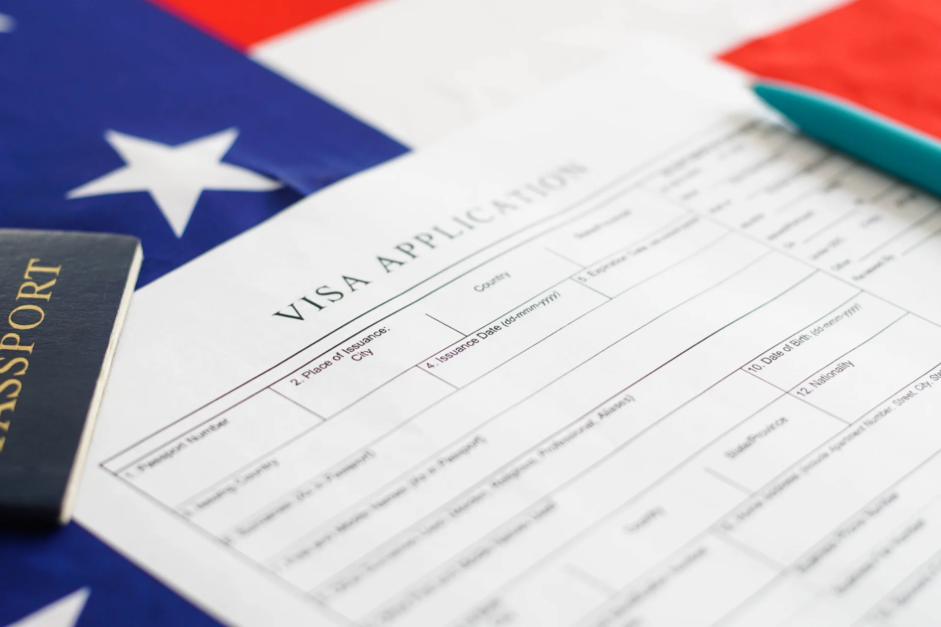 U.S. visa application for nonimmigrants.